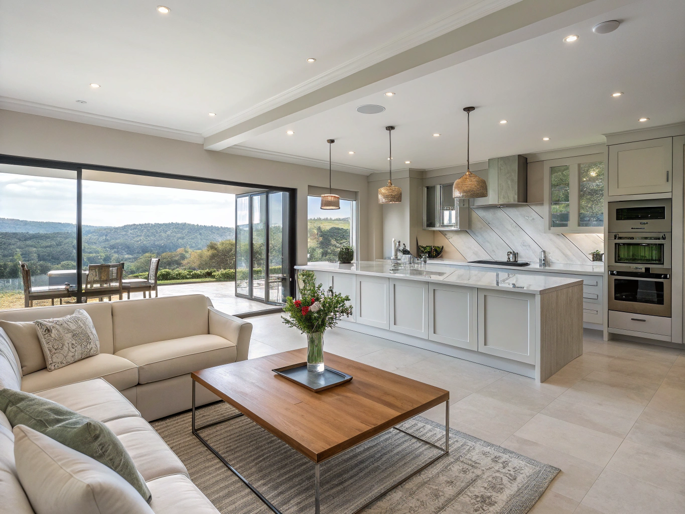 Finished luxury remodel space