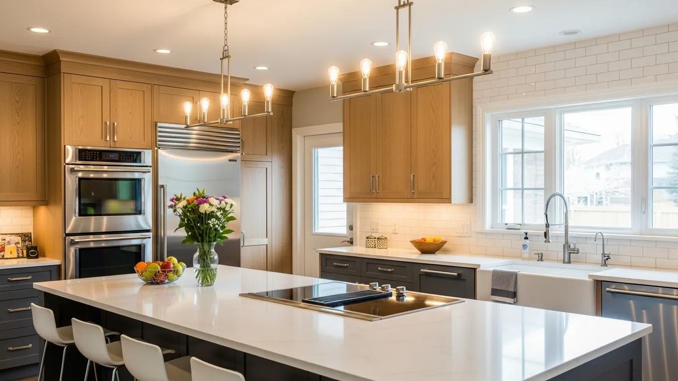 Stunning remodeled kitchen showcasing modern design and functionality