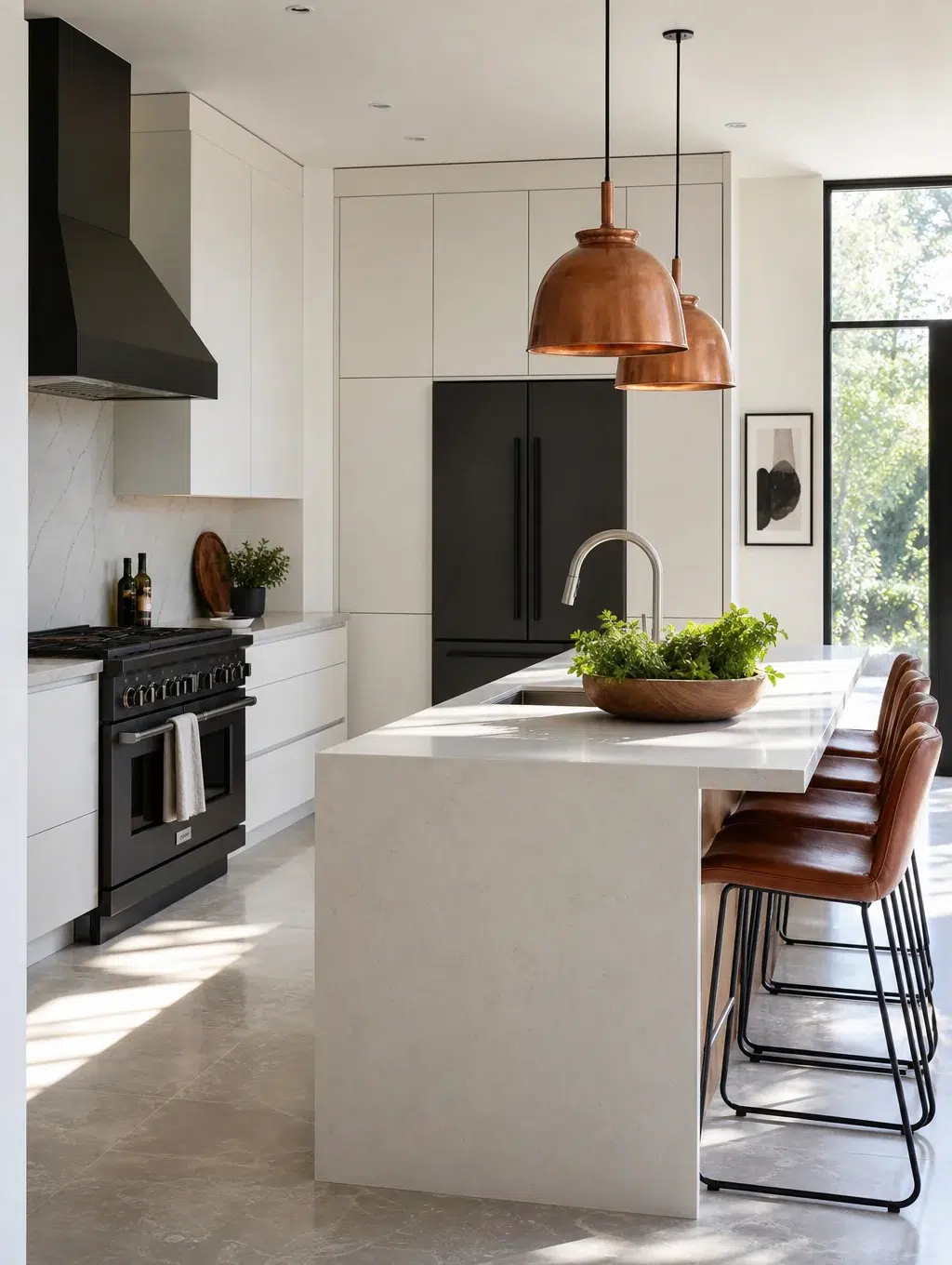 Custom kitchen remodel with high-end finishes