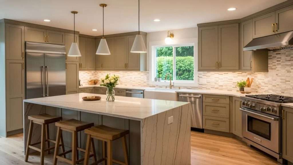 Stunning modern kitchen remodel showcasing elegance and functionality