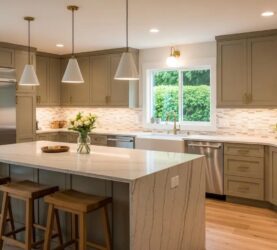 Stunning modern kitchen remodel showcasing elegance and functionality