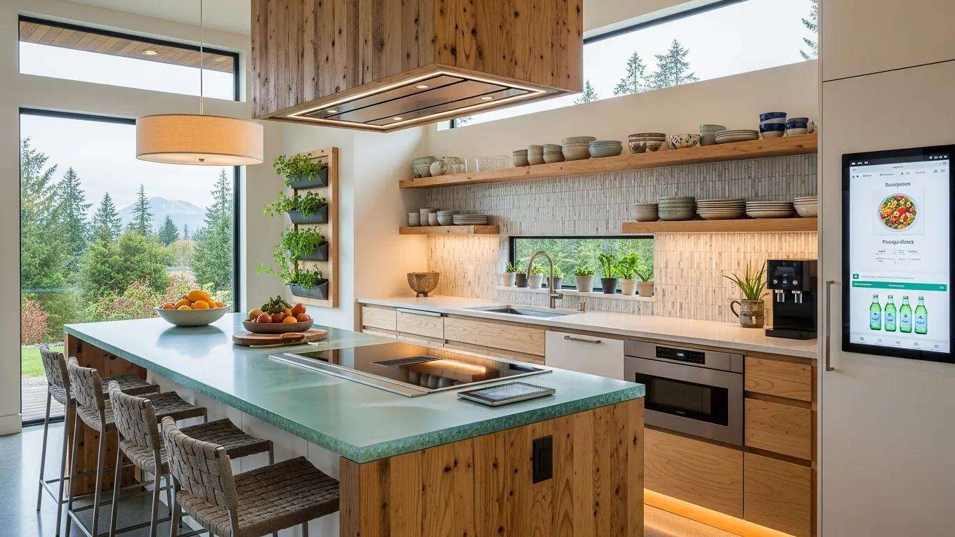 Modern kitchen renovation trends in 2023 featuring open concept design and smart technologies